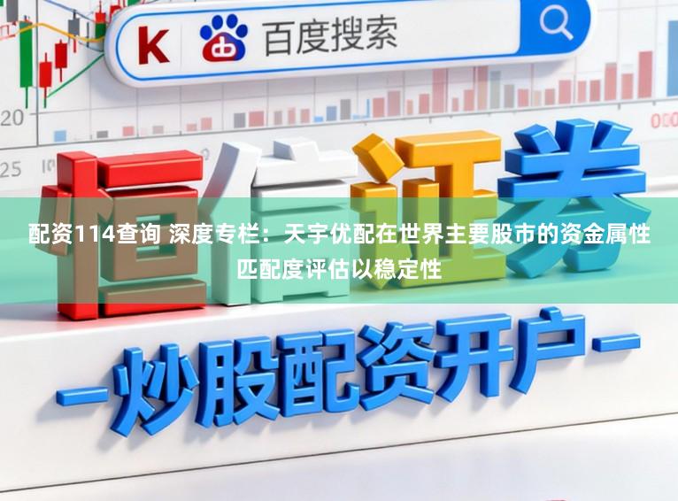 配资114查询 深度专栏：天宇优配在世界主要股市的资金属性匹配度评估以稳定性
